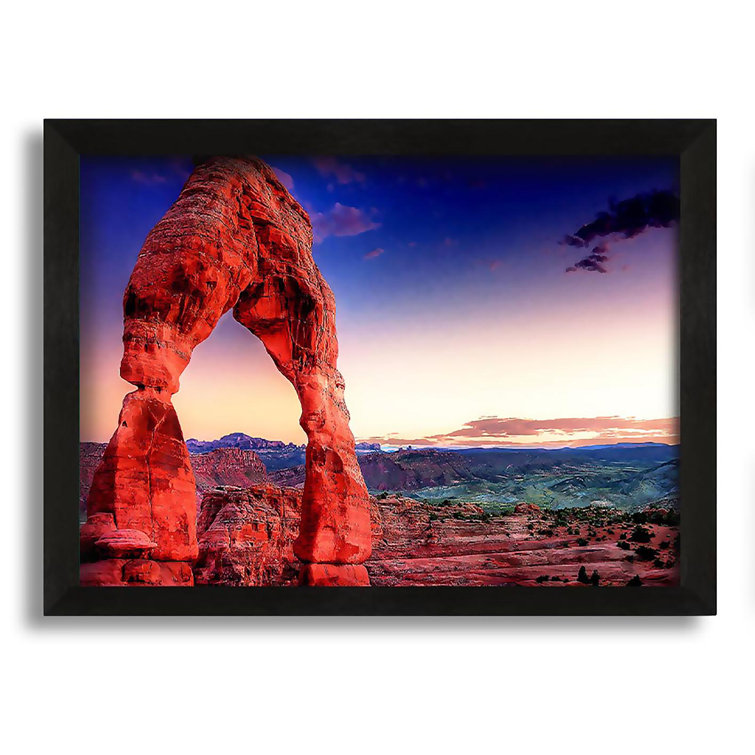 Ebern Designs Moab Utah United States Picture Frame Photograph on